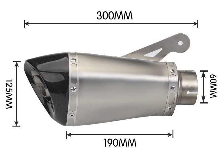 Nový Športový ladený moto výfuk BMW S1000R S100RR - 15