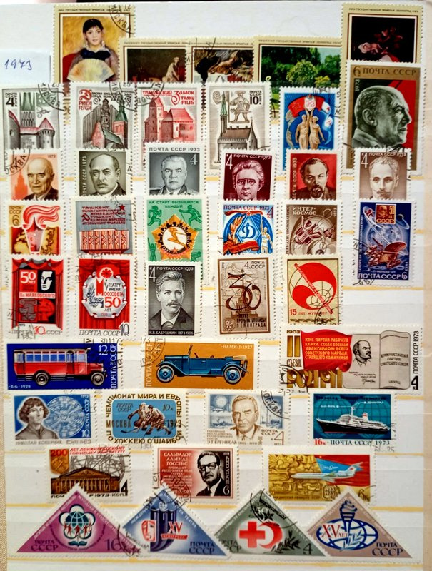 Predám poštové známky CCCP 1965 - 1973 - 15