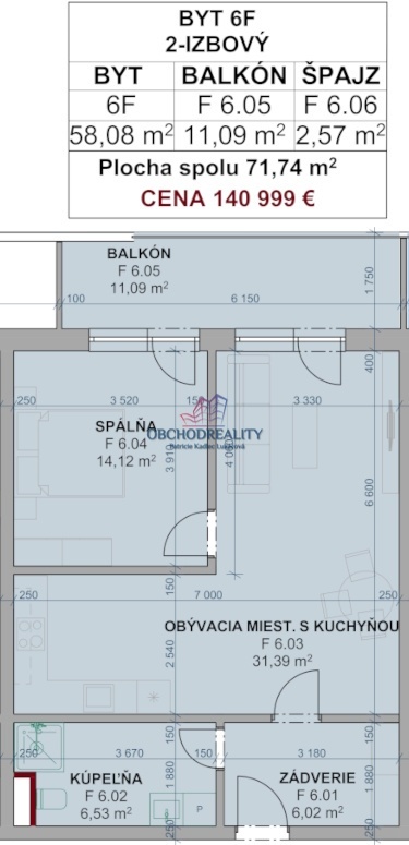 GREEN SIDE IX. - 2 - izbové byty s balkónmi - 15