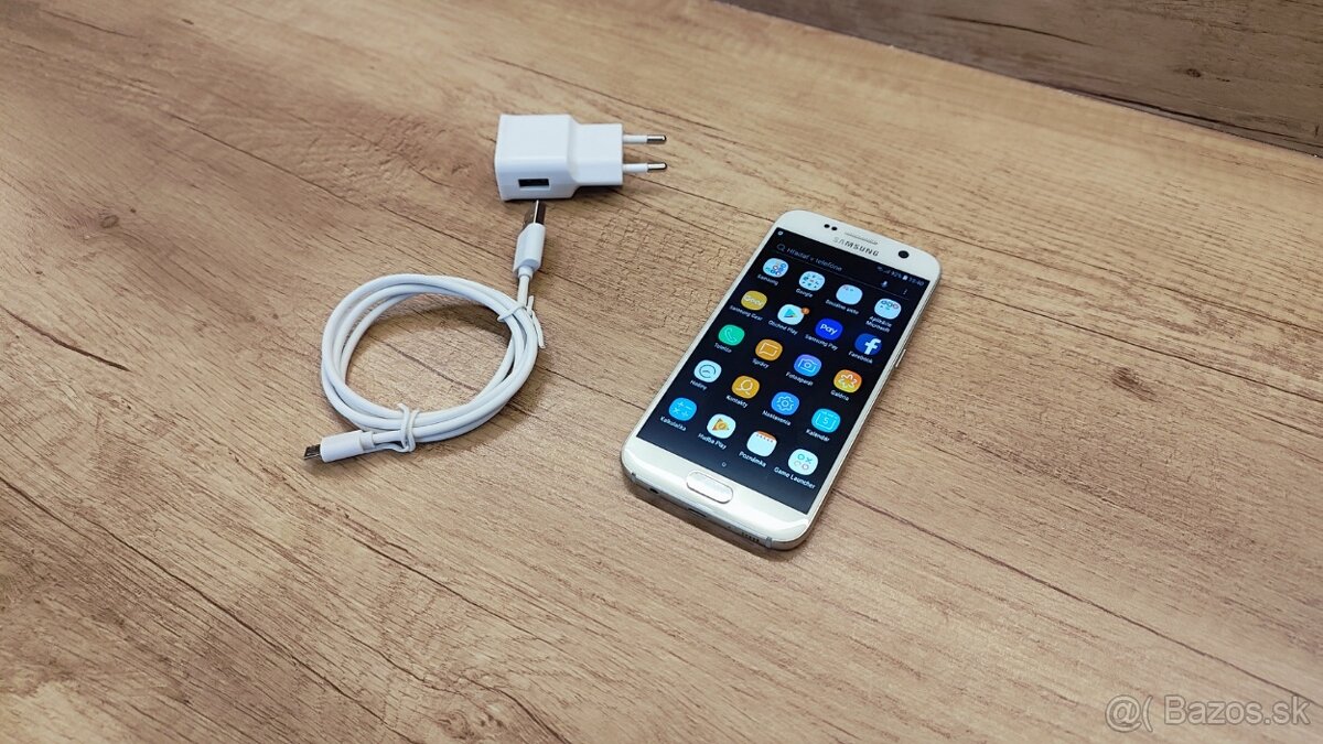 Samsung Galaxy S7 white - super stav - 15