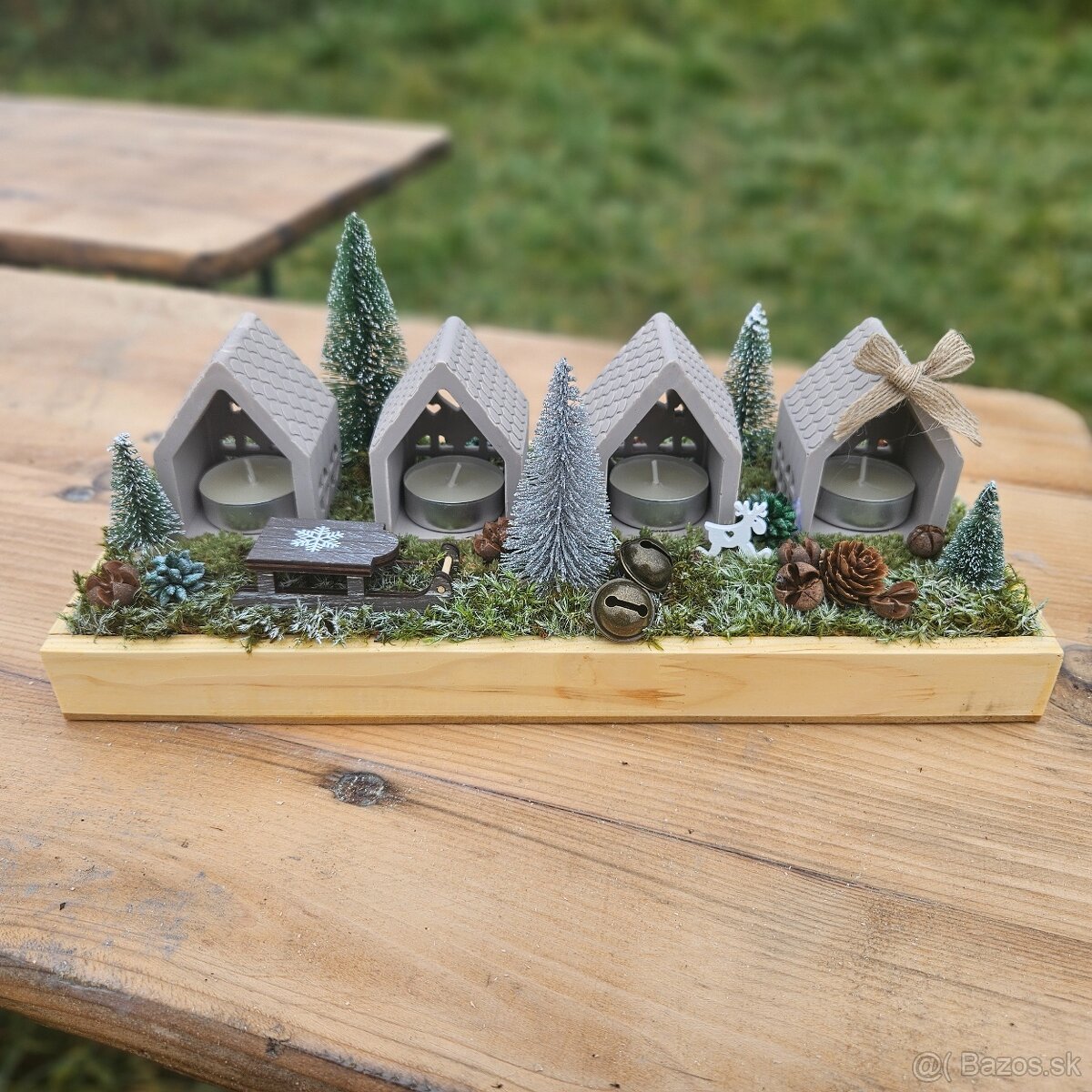 Adventné svietniky a machové obrazy - 15