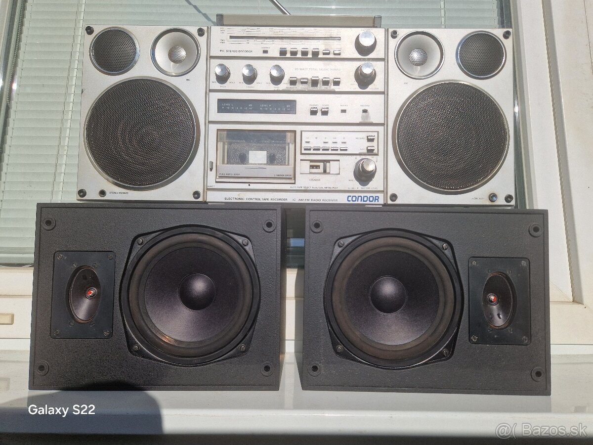 TESLA CONDOR K 304 .Prenosné Stereo Rádio 3D zvuk surround - 15