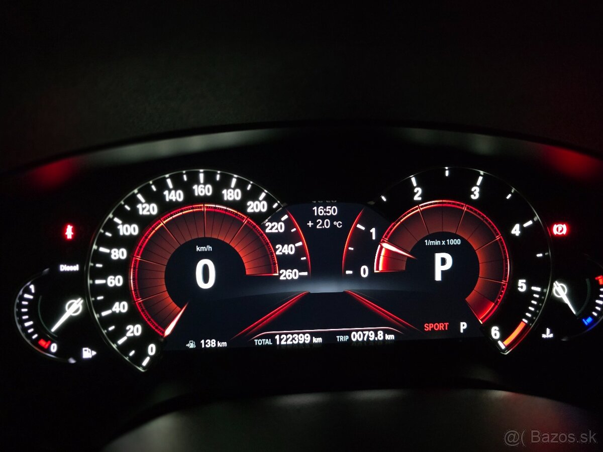 BMW 520d 1.Majiteľ A/T Harman/KARDON KAMERA FULL LED 190PS - 15