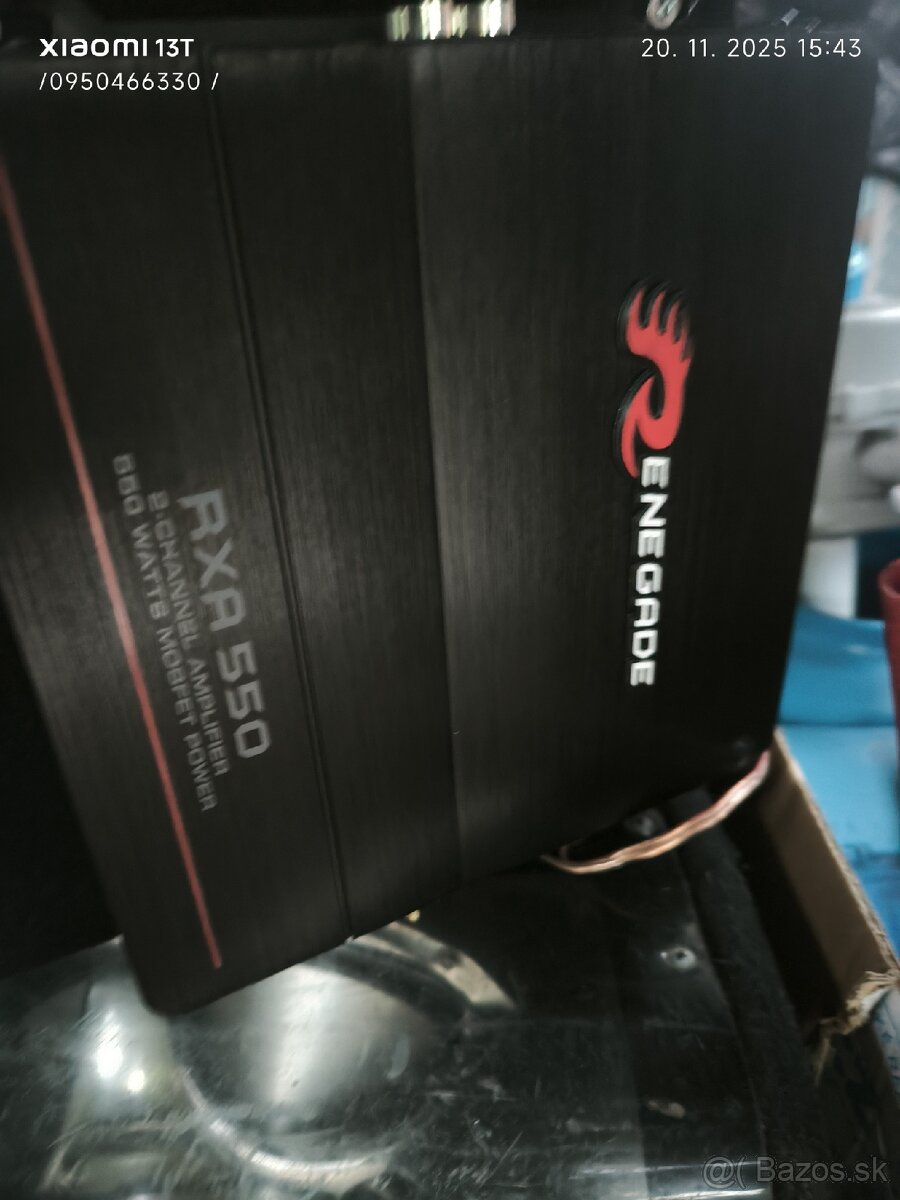 Predám Subwoofer +zosilovač - 15