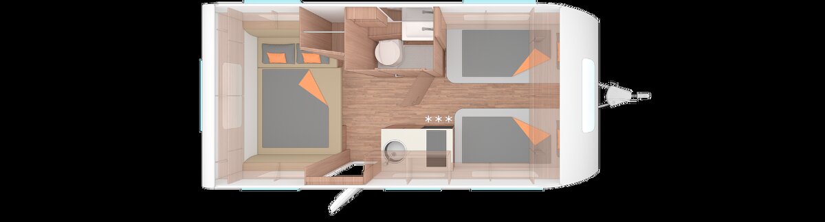 Obytný príves karavan Weinsberg CARACITO 470 EU - 15