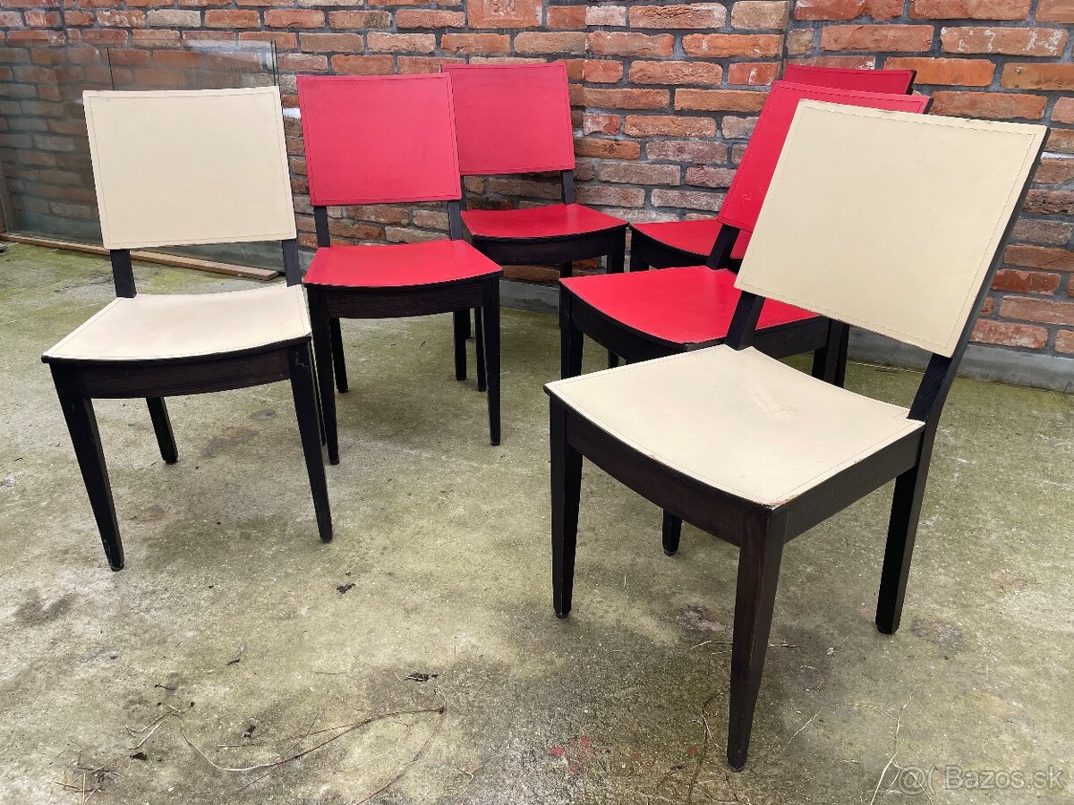 Masívne jedálenské stoličky – 25 ks – - 15