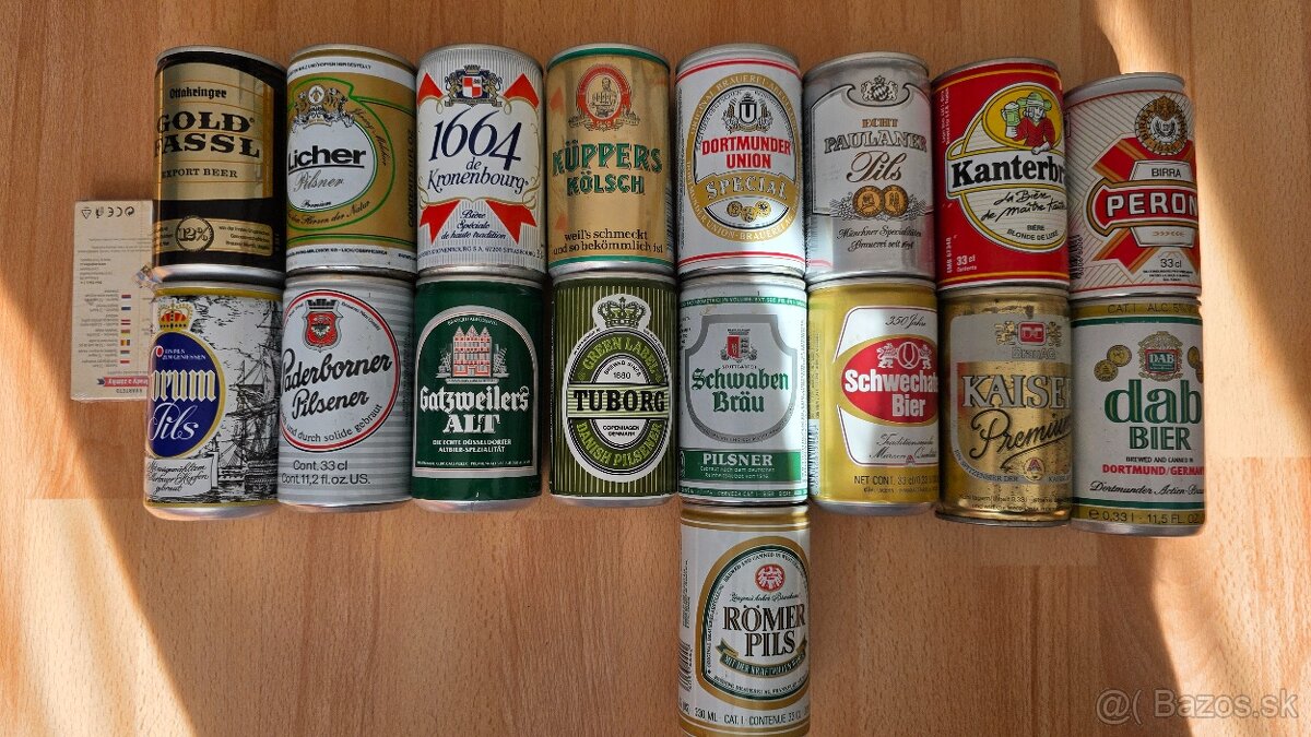 1. Lacno predám. Plechovky z celého sveta pre zberateľov - 15