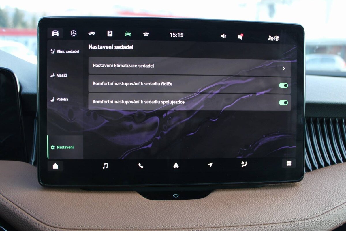 Superb Combi 2.0 TDI L&K DSG Ventilované sedačky, Koža - 15