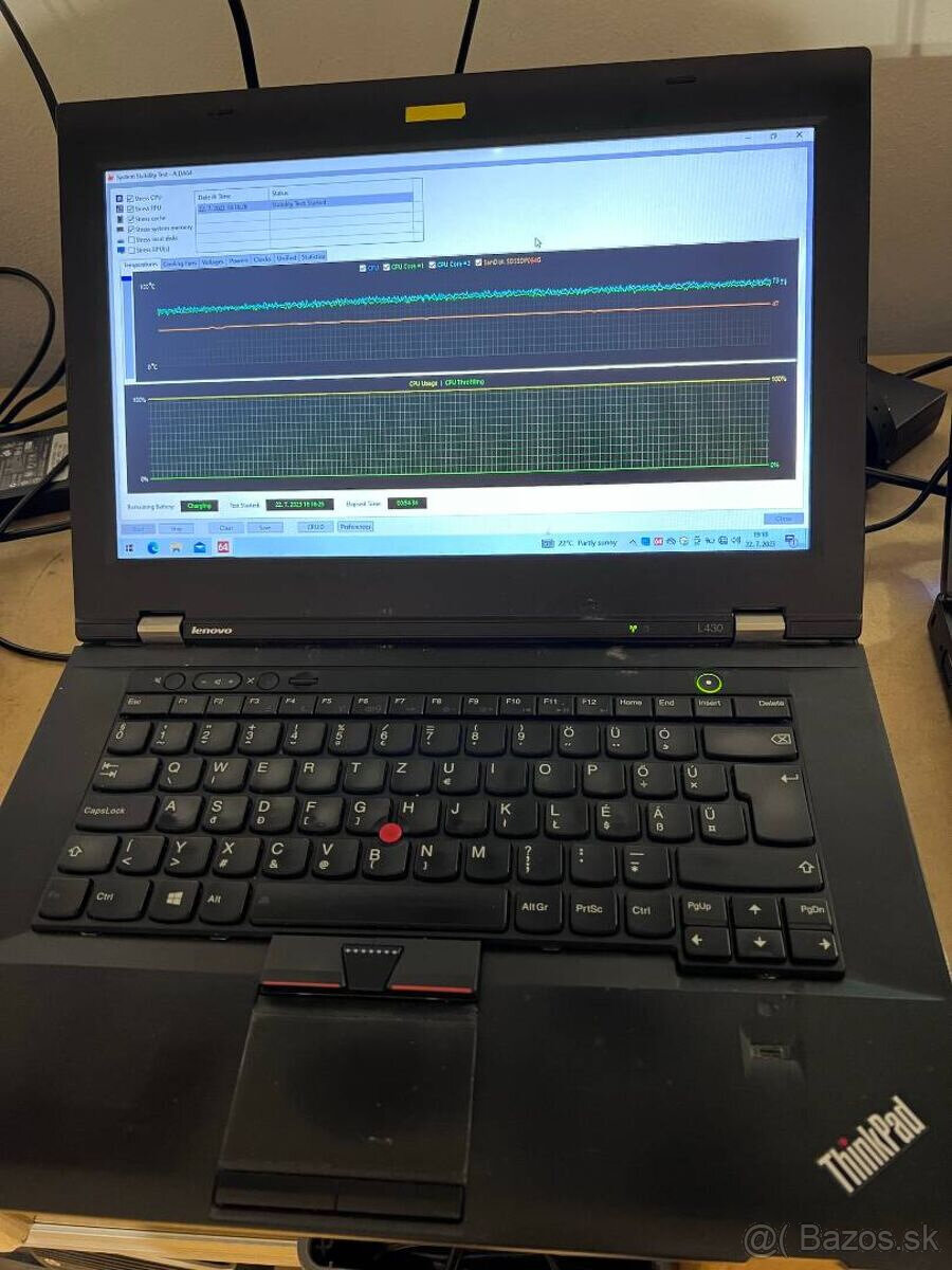 Predám funkčnú použitú matičnú dosku do notebooku L430. - 15