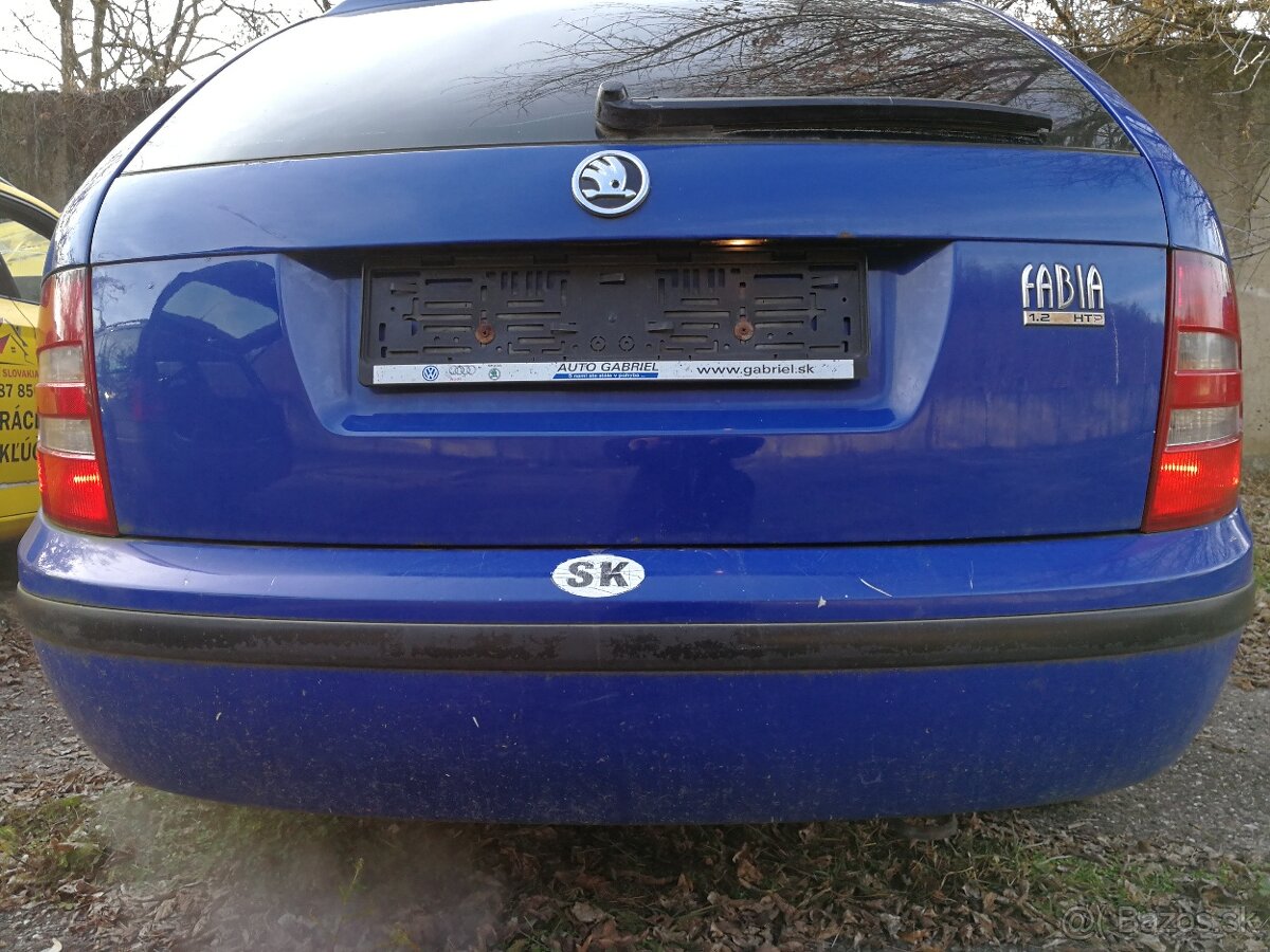 Fabia 1 kombi na diely, bez korózie, modrá - 15