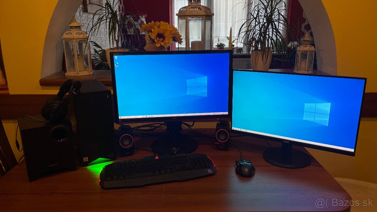 HP i7-10700, RTX 2060 SUPER 8GB, 32 GB RAM + 2× monitor - 15