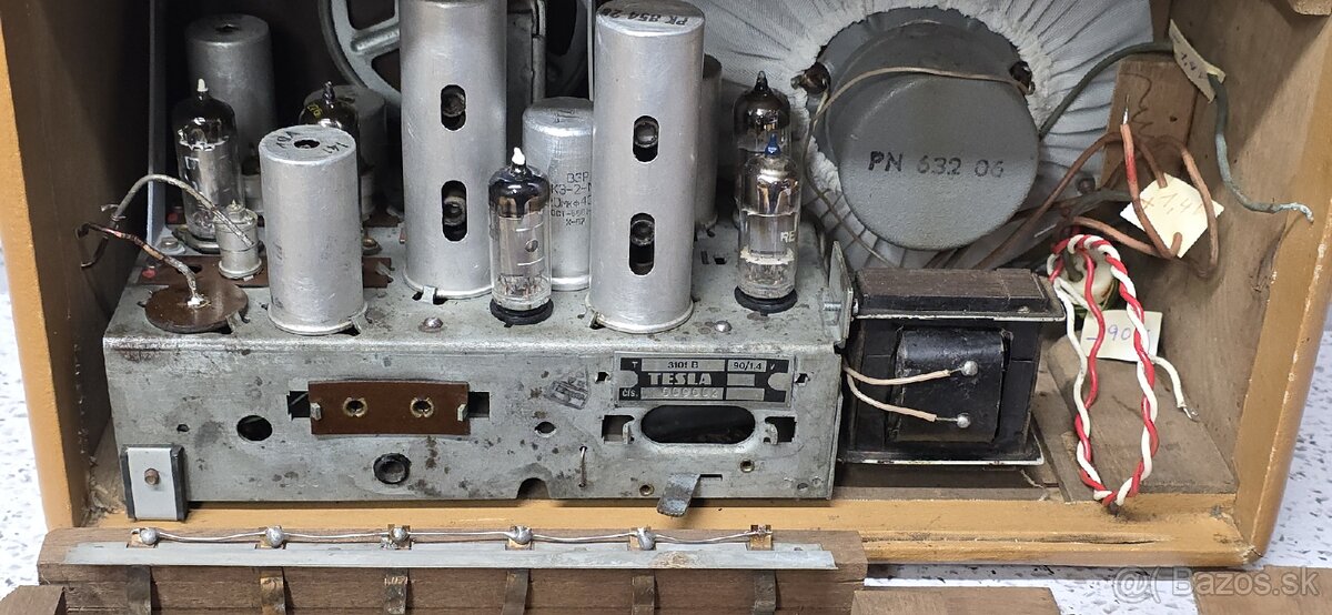 ☆ starožitné elektronkove radio Tesla 3101B - 15