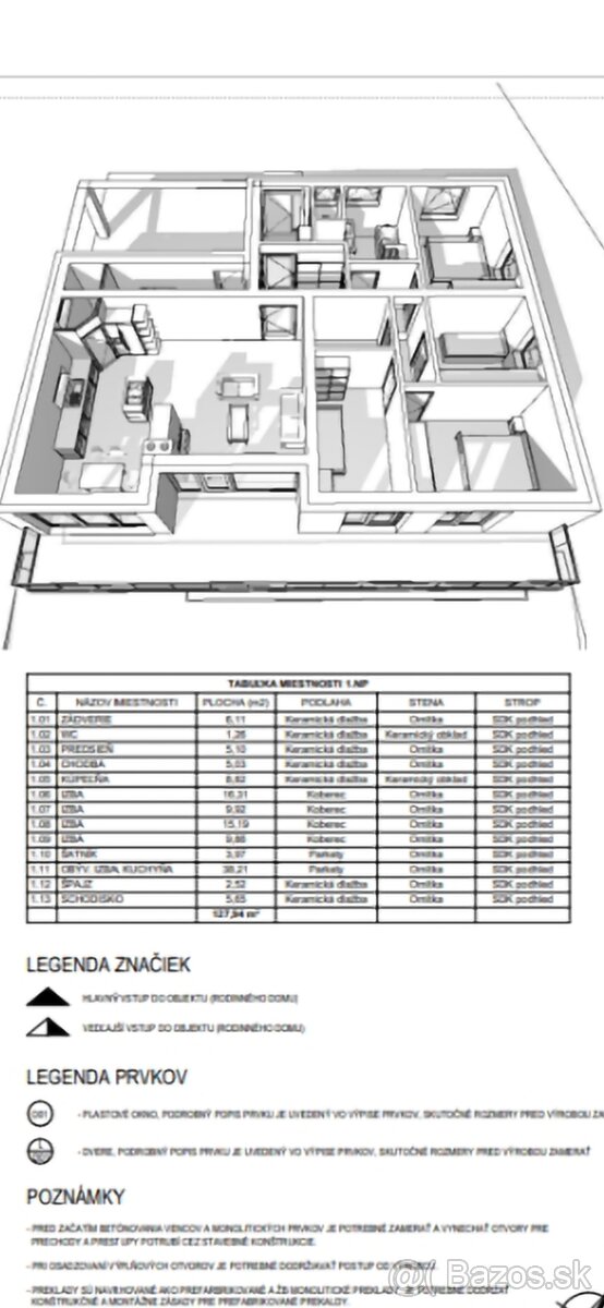 Na predaj/výmenu rozostavaný dom v Mlynici - 15