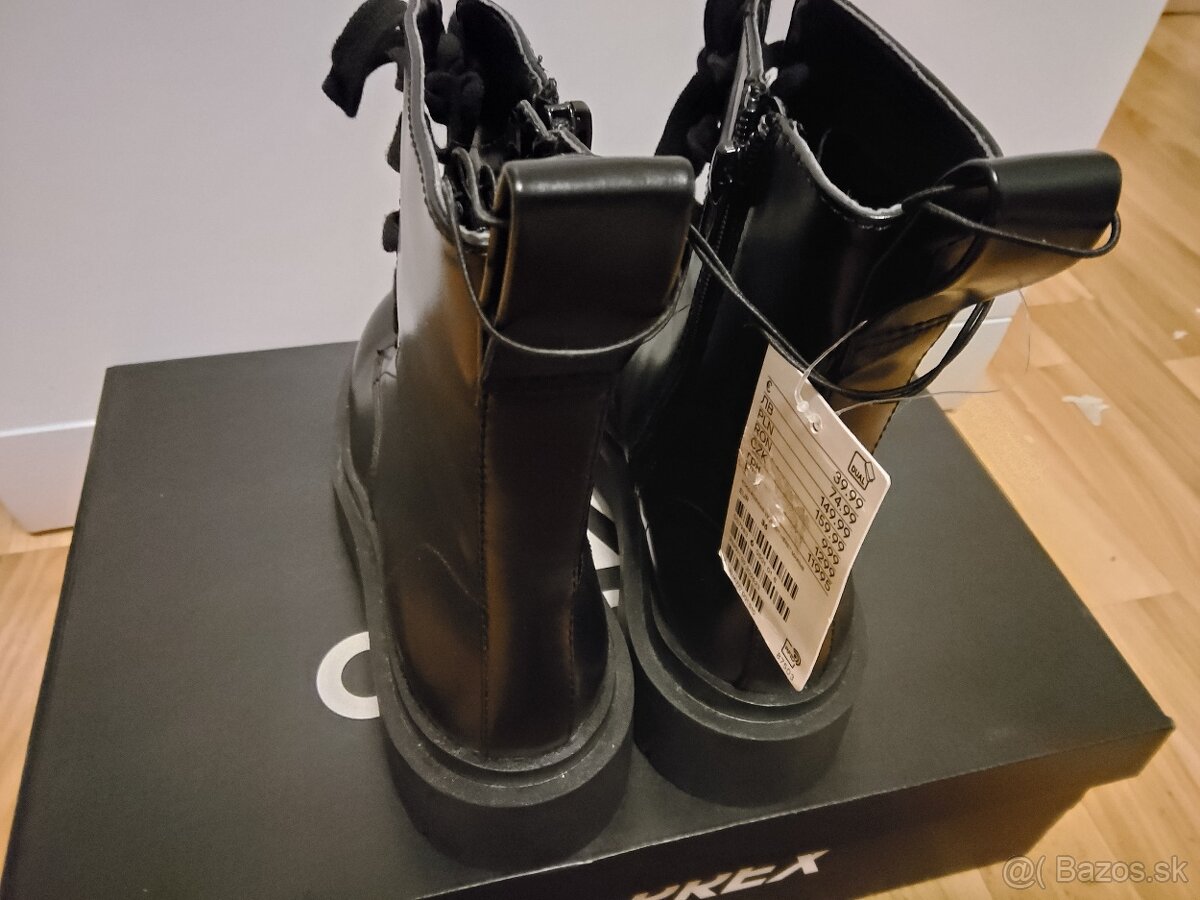 Nové nenosené Vyššie topanky na Zimu H&M č.36 - 12 Eur - 15