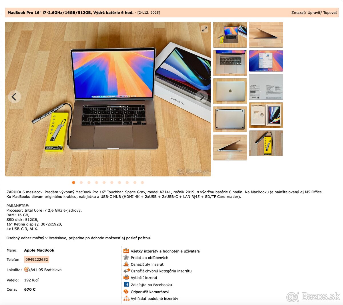 MacBook - ZÁRUKA 6 mesiacov - 15