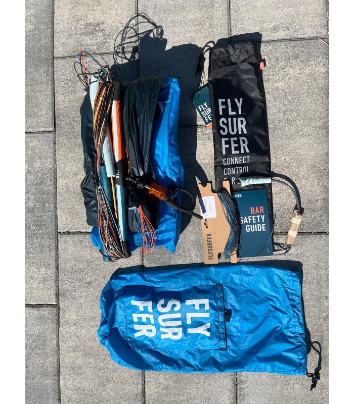 Flysurfer set Kite Peak4 6 m + Connect 3 Control Bar - 15