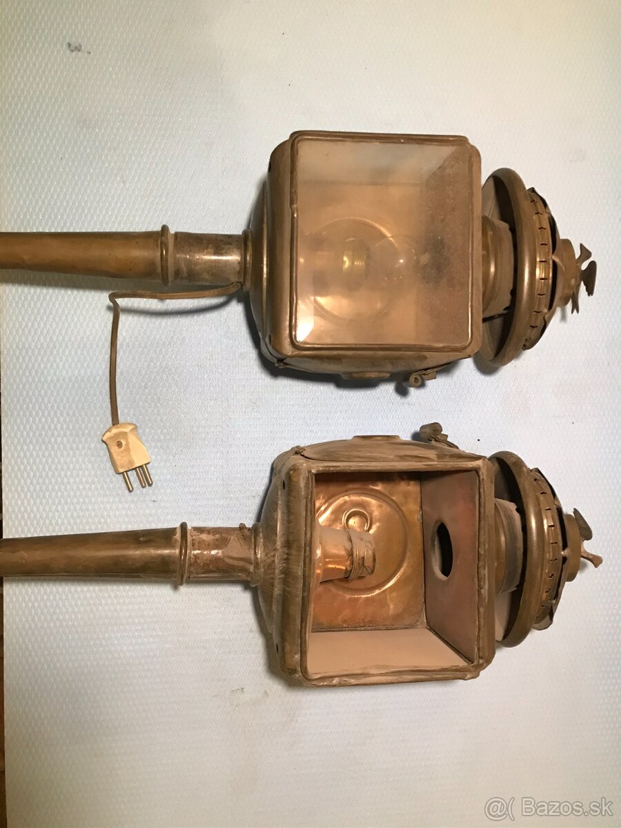 Historické kočové lampy / svetlá - 15