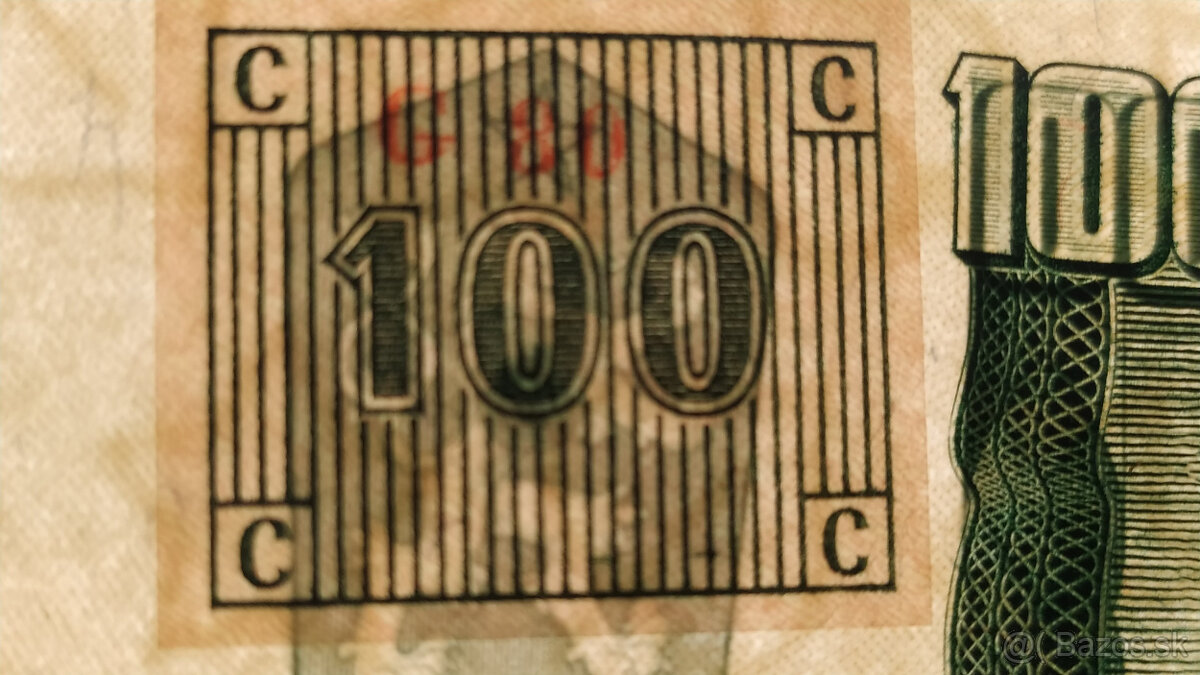 1000 Kčs kolok CZ lepený - 15