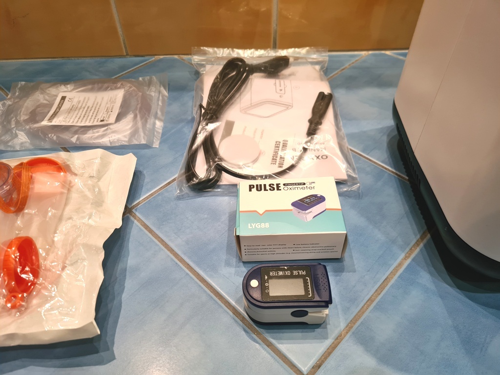 Predám kyslíkov prístroj koncentrátor+pulzný oxymeter - - 15