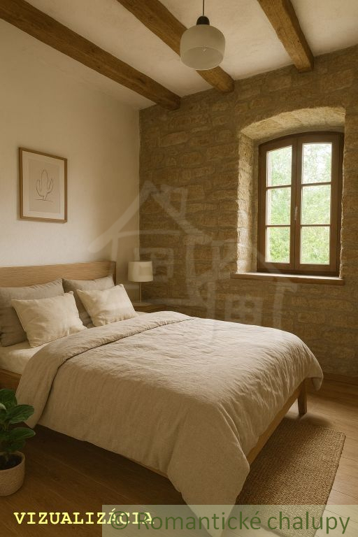 Kamenný domček pri Detve – rozpracovaná chalupa s veľkým p - 15