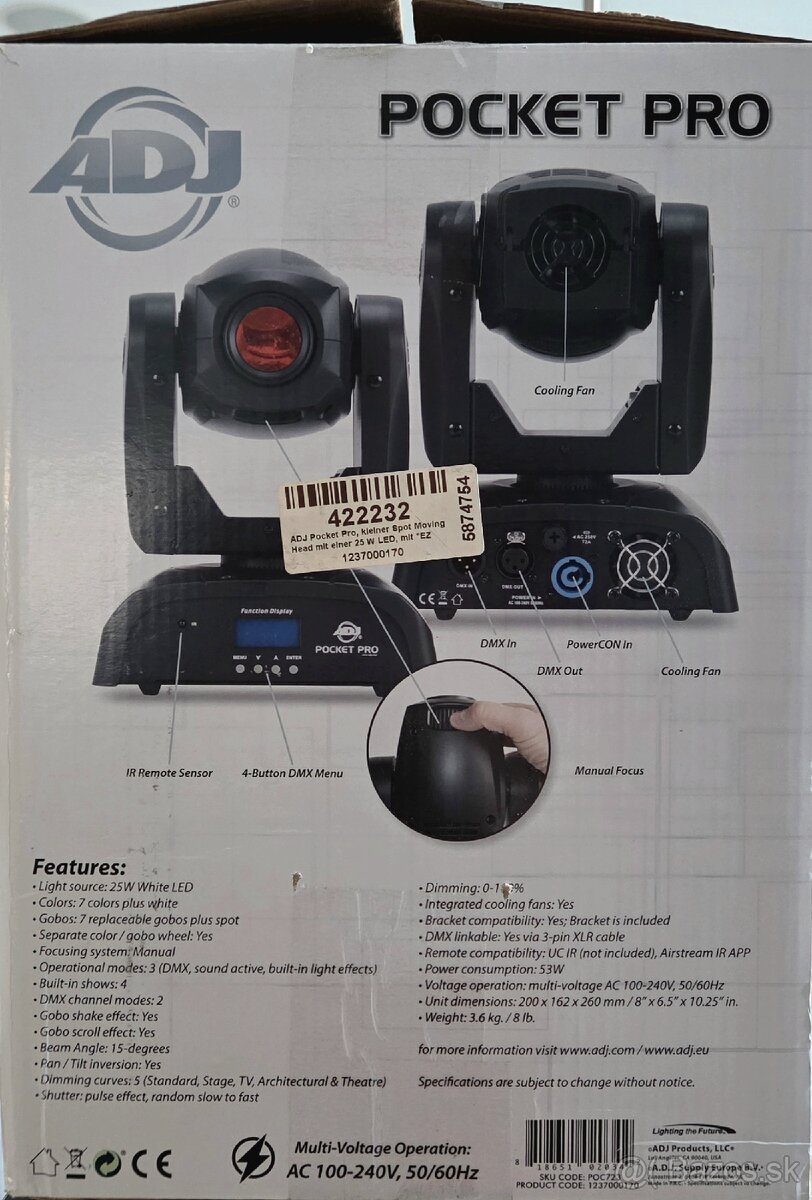 ADJ POCKET PRO 2ks - 15