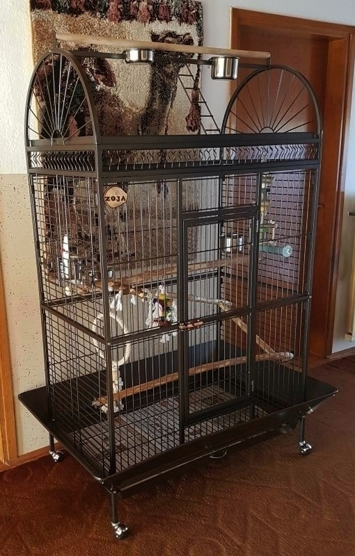 Veľká klietka pre vtáky - voliéra pre zvieratá - 15