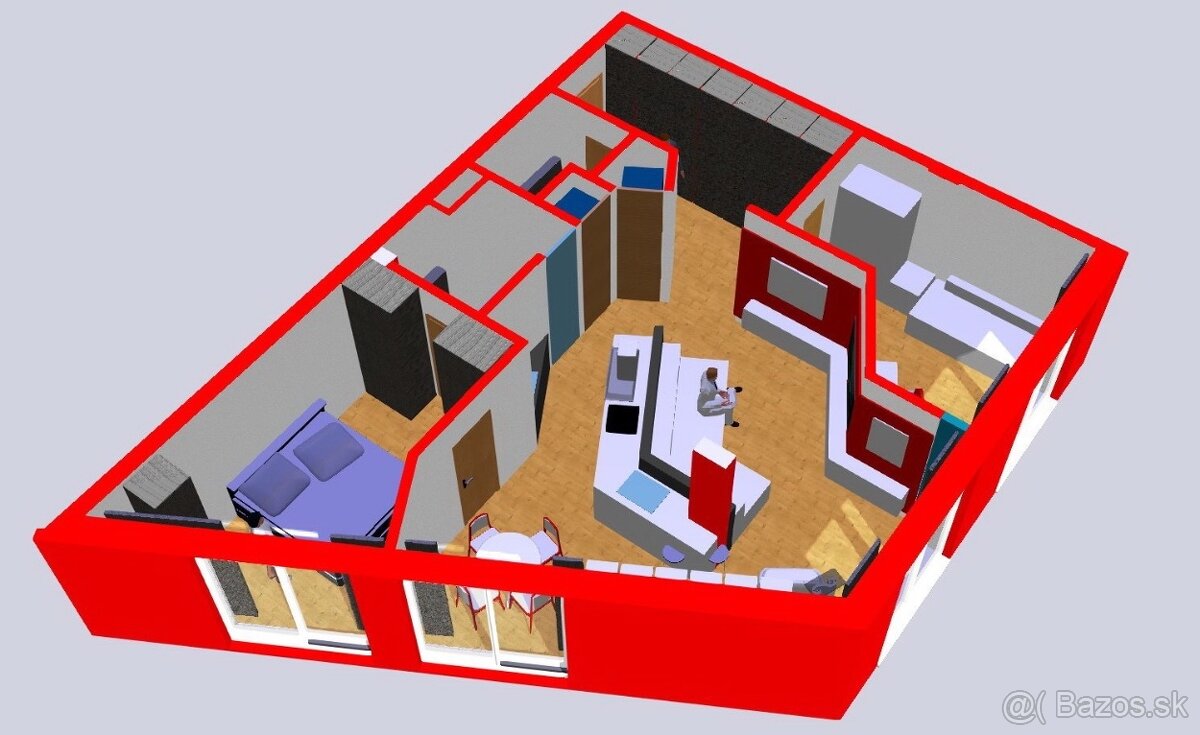 SIMI real - novostavba- 3 izbový byt s lódžiou s každej izby - 15