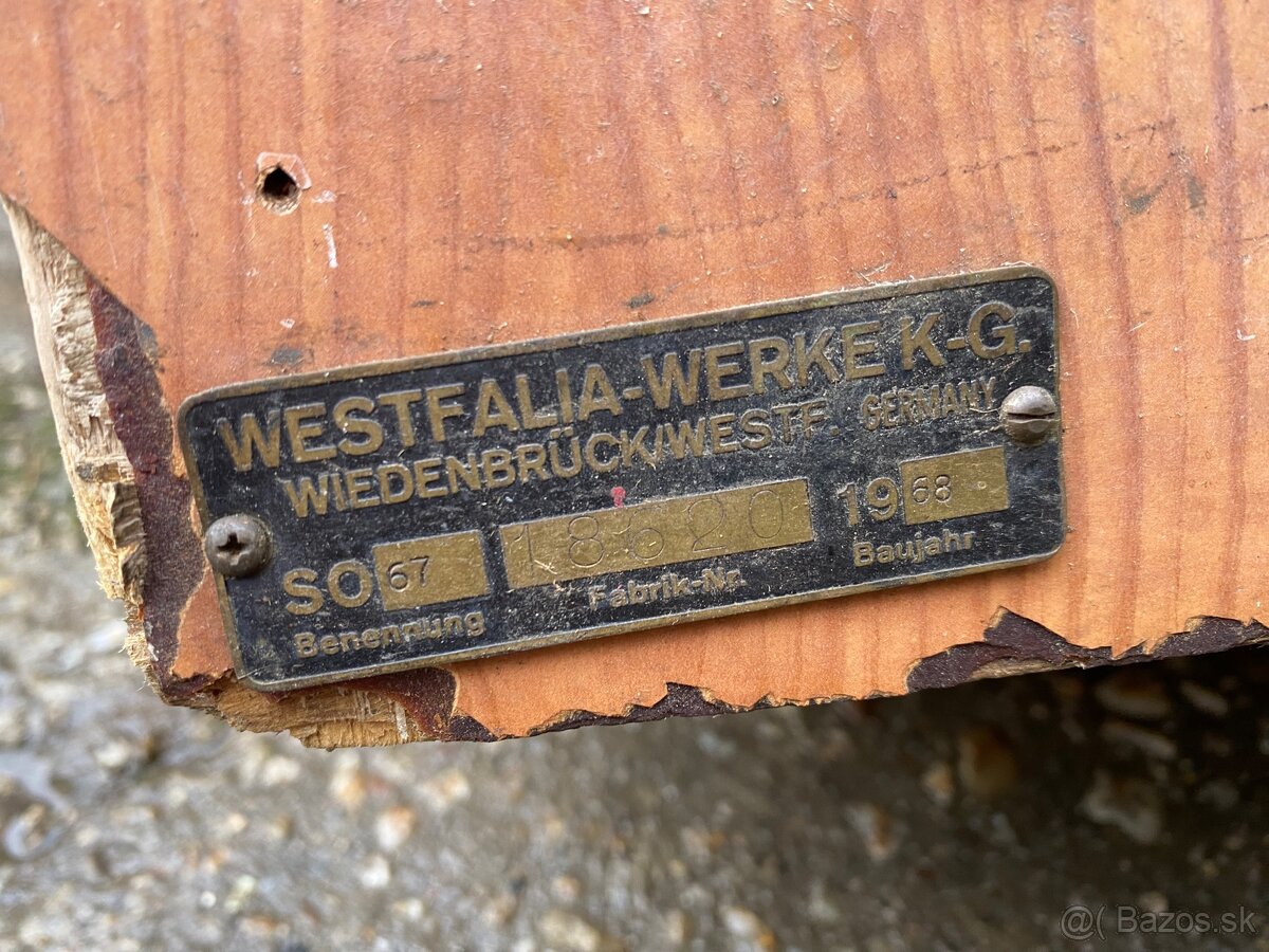 Volkswagen t2a originál westfalia interiér - 15