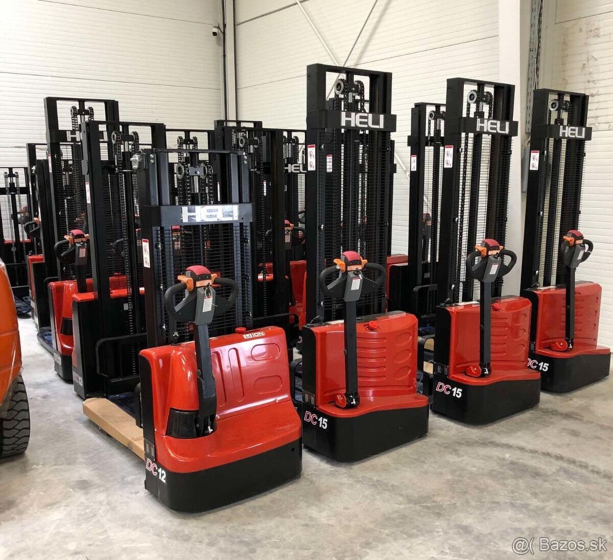 Ručne vedený el.vysokozdvižný paletový vozík Heli 1,2t.nový - 15