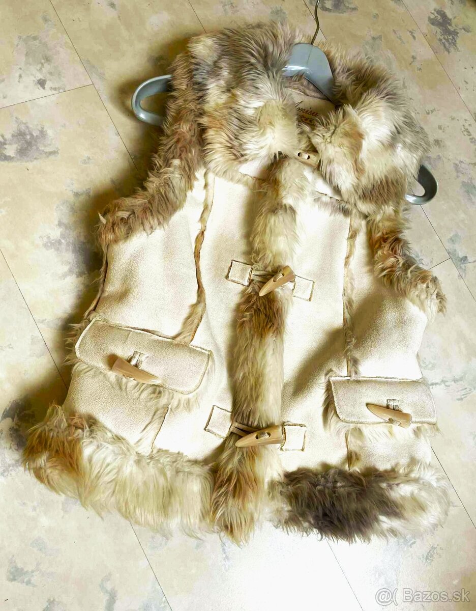 Kožušinová vesta S/M - 15