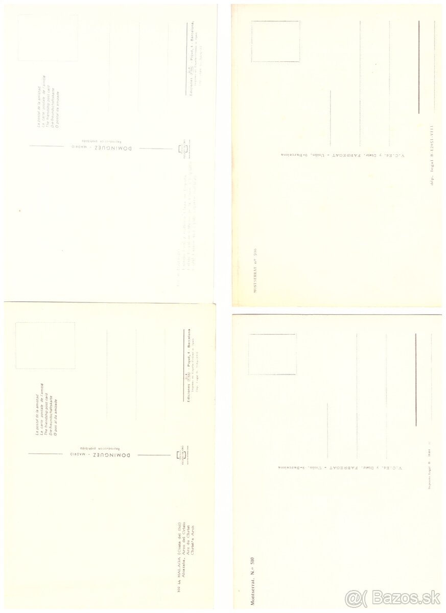Pohľadnice mix svet farebne 1 - 15