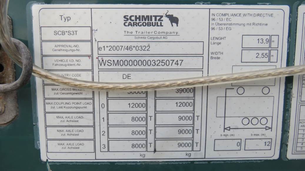 SCHMITZ CARGOBULL MEGA / ZDVÍHACIA STRECHA / 101 m³ – TOP CE - 15