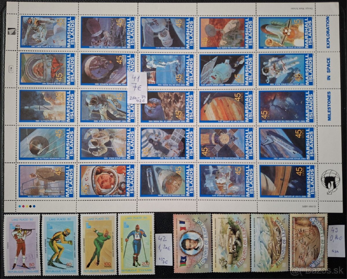 Postove znamky Mix 15 (57poloziek) - 15