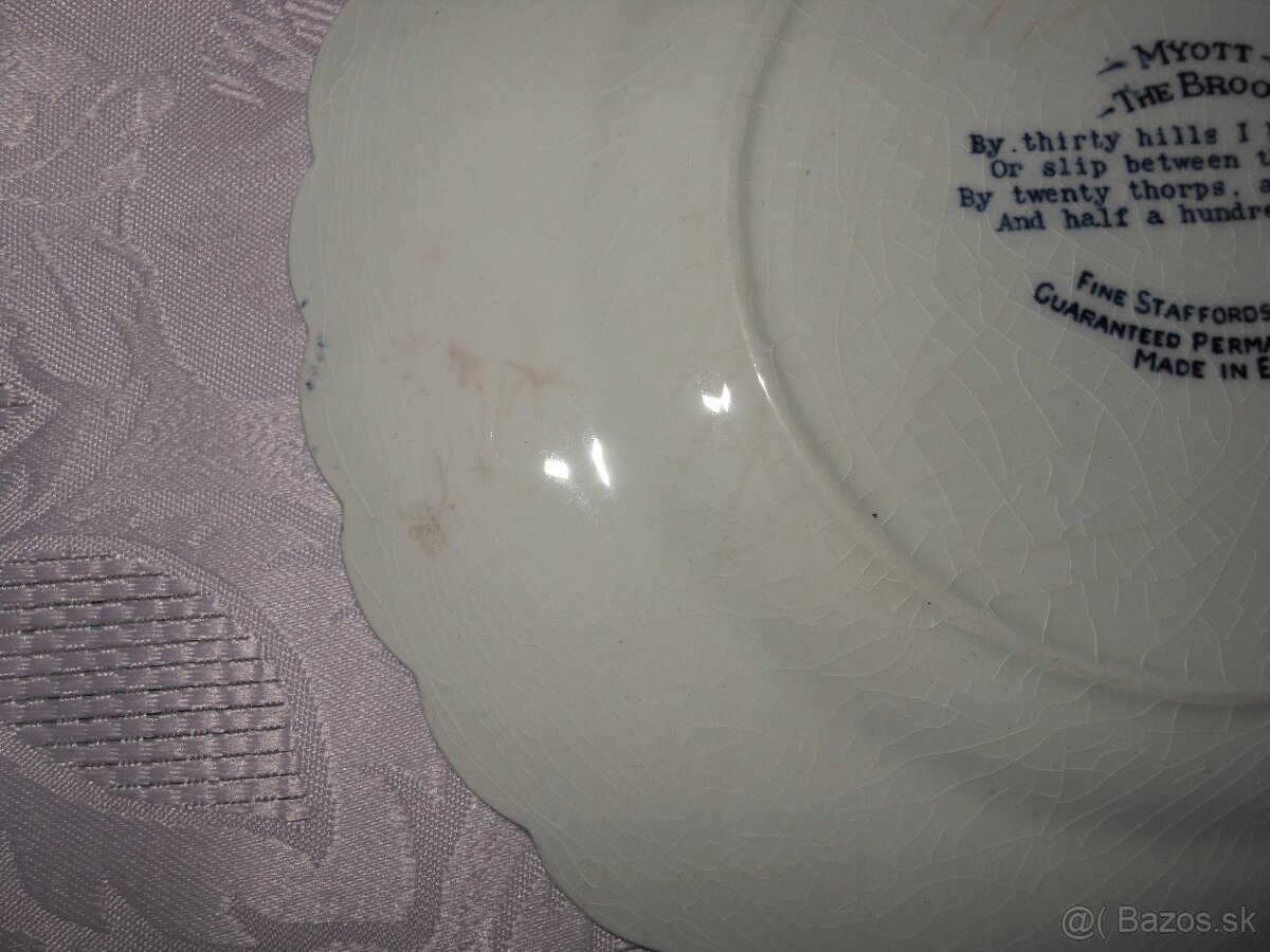 Anglicky porcelan -dezertne tanieriky - 15