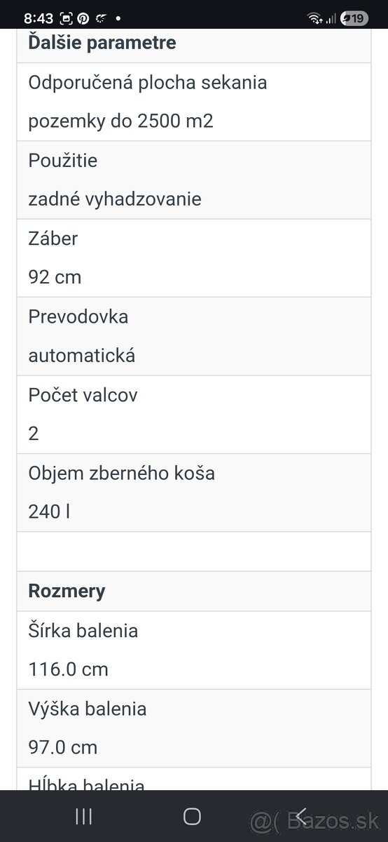 Predám zahradny traktor mtd LE 180/92H - 15