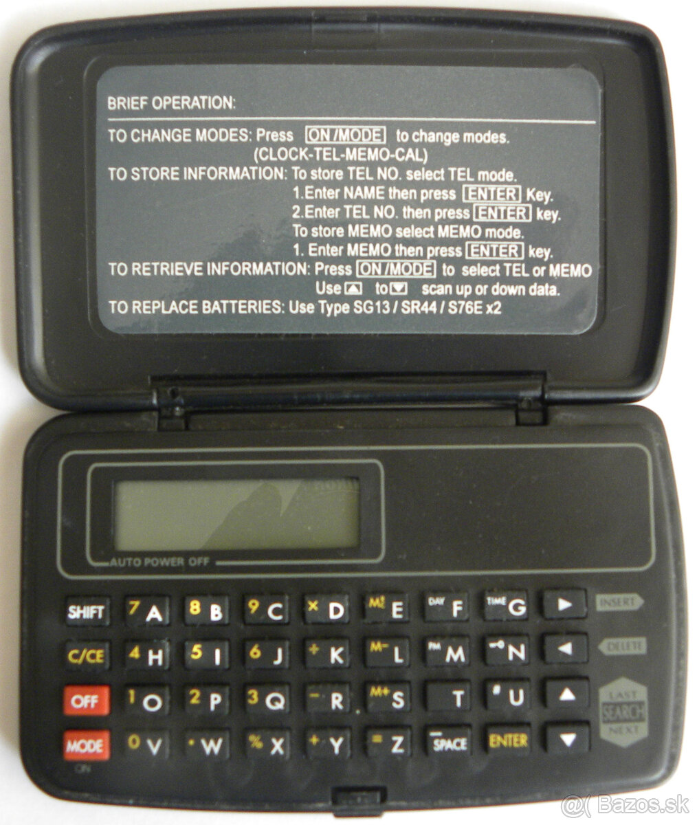 Rretro kalkulačky a digitálny diár - 15