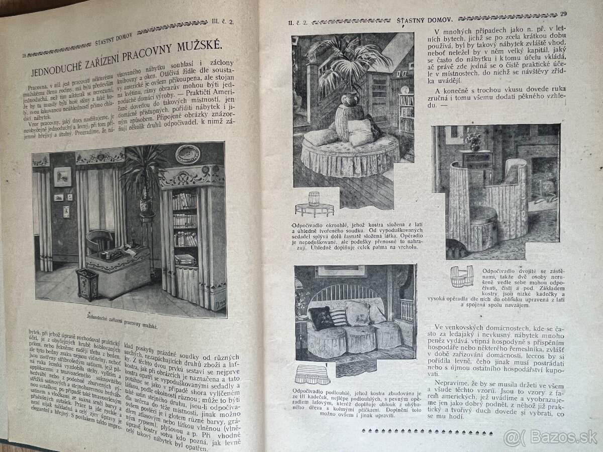 Časopis Šťastný domov - kompletný III. ročník (1906 - 1907) - 15