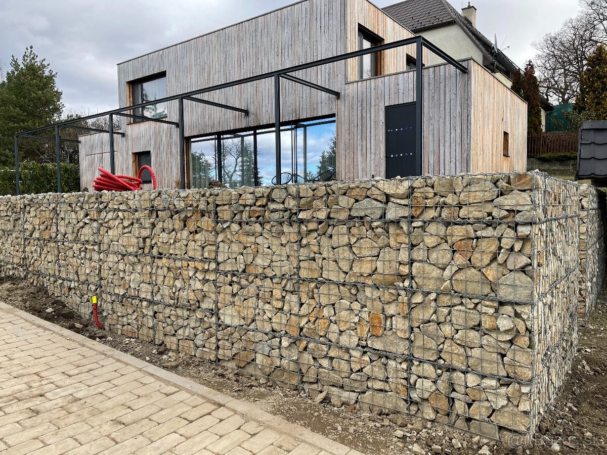 GABIONY, gabionové ploty a oporné múry na kľúč. - 15