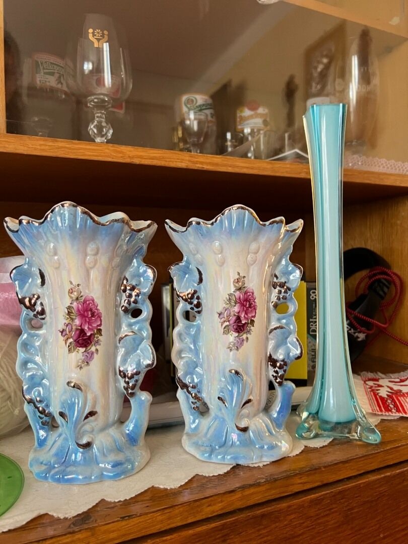 porcelán, keramika sady hrnečků, talířků, váz - 15