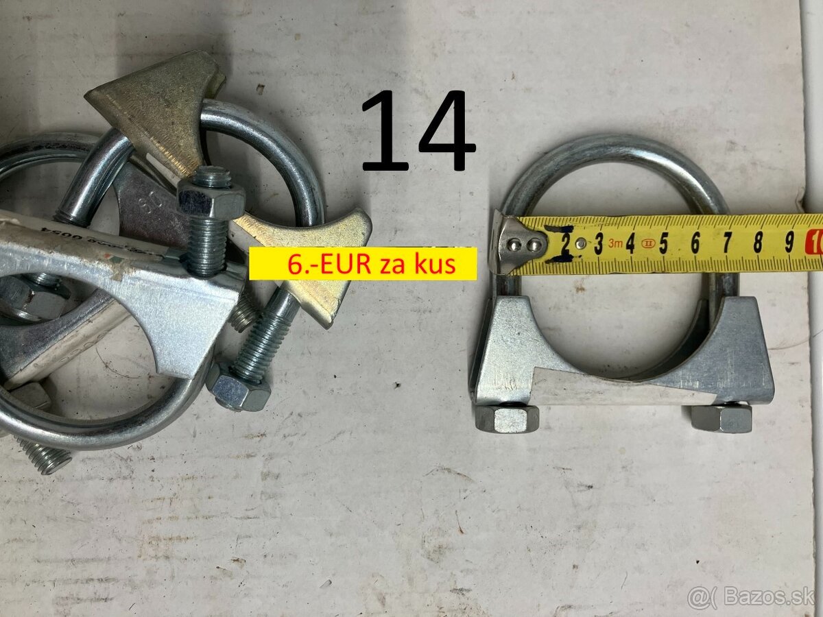 Spony a svorky na výfuk - 15