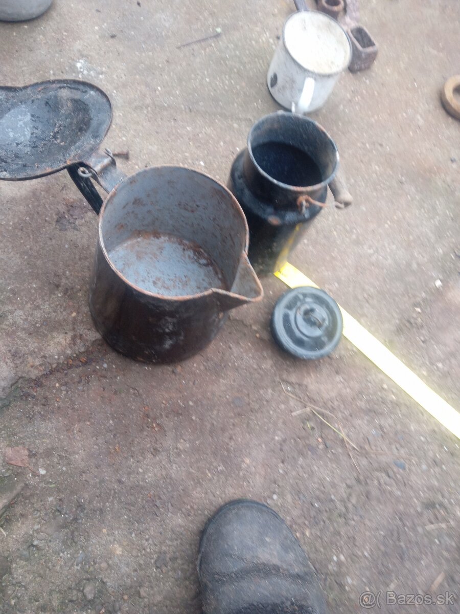 Reťaz.paklice.kluce.smalt nádoby - 15