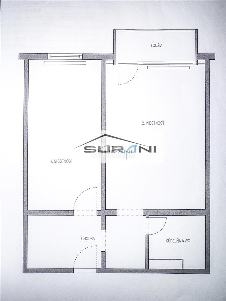 Na predaj 2-izbový byt s loggiou, 45m2, Vlčie hrdlo –... - 15