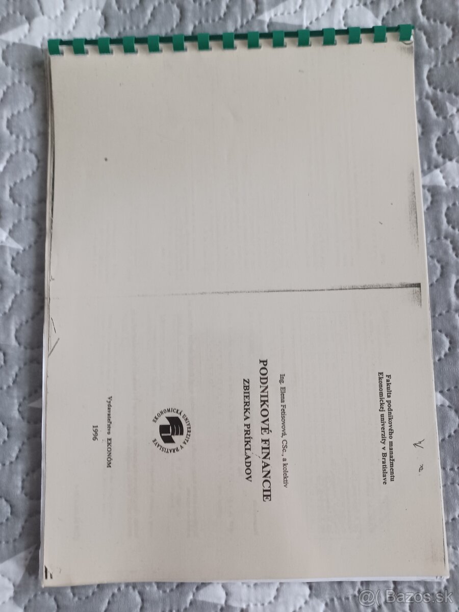 Knihy skripta ucebnice PHF EU podnikovohospodarska fakulta - 15