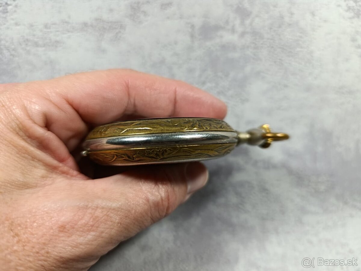 Velké dvouplášťové kapesní hodinky Régulatéur DOPRAVA ZDARMA - 15