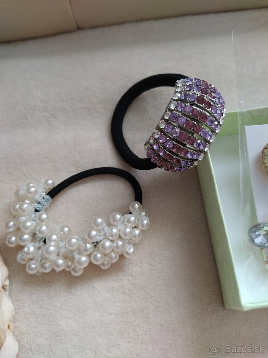 NOVÉ vlasové doplnky a svadobné náušnice (osobný odber) - 15