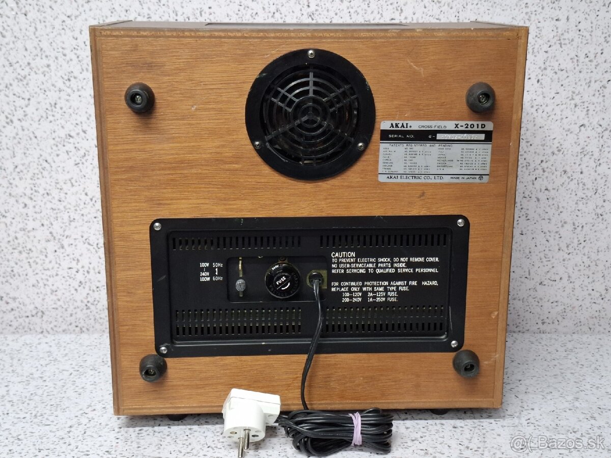 REEL TO REEL / AKAI X-201D / C-F 3 HEAD 3 MOTOR AUTO REVERSE - 15