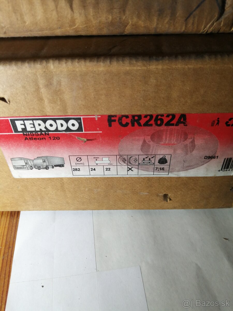 Iveco Daily, DAF, Nissan brzdové kotouče Ferodo - 15