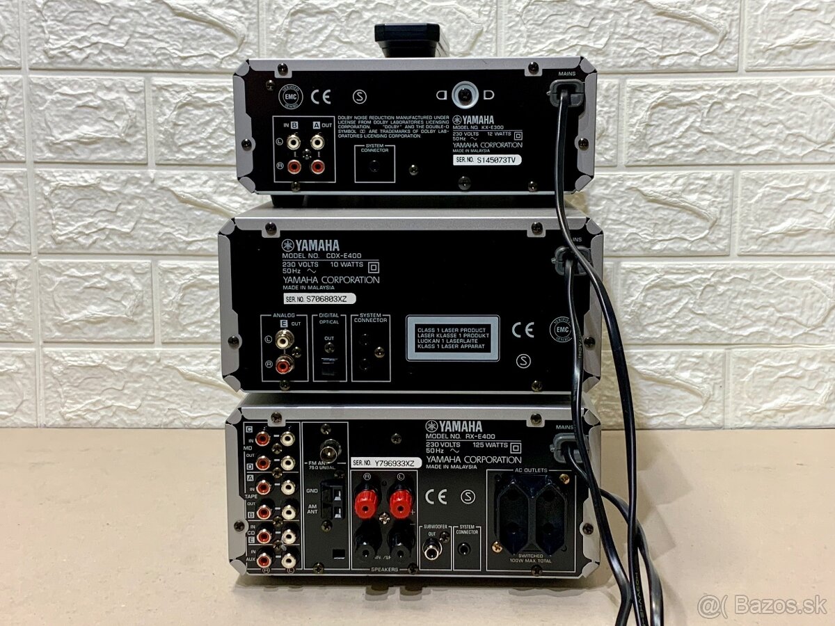 Yamaha RX-E400 + Yamaha CDX-E400 + Yamaha KX-E300 - 15