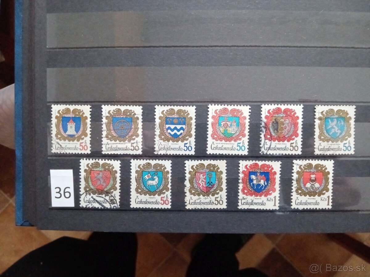 Poštové známky č.434 - ČESKOSLOVENSKO II. - 20 sérií - 15