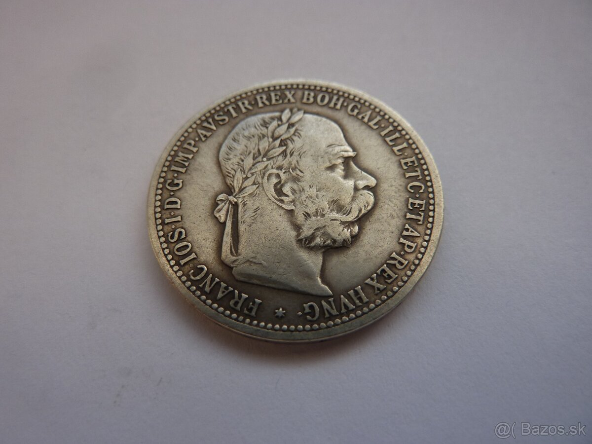 R-U vzácna 1 koruna 1892 bz vo veľmi peknom stave - 15